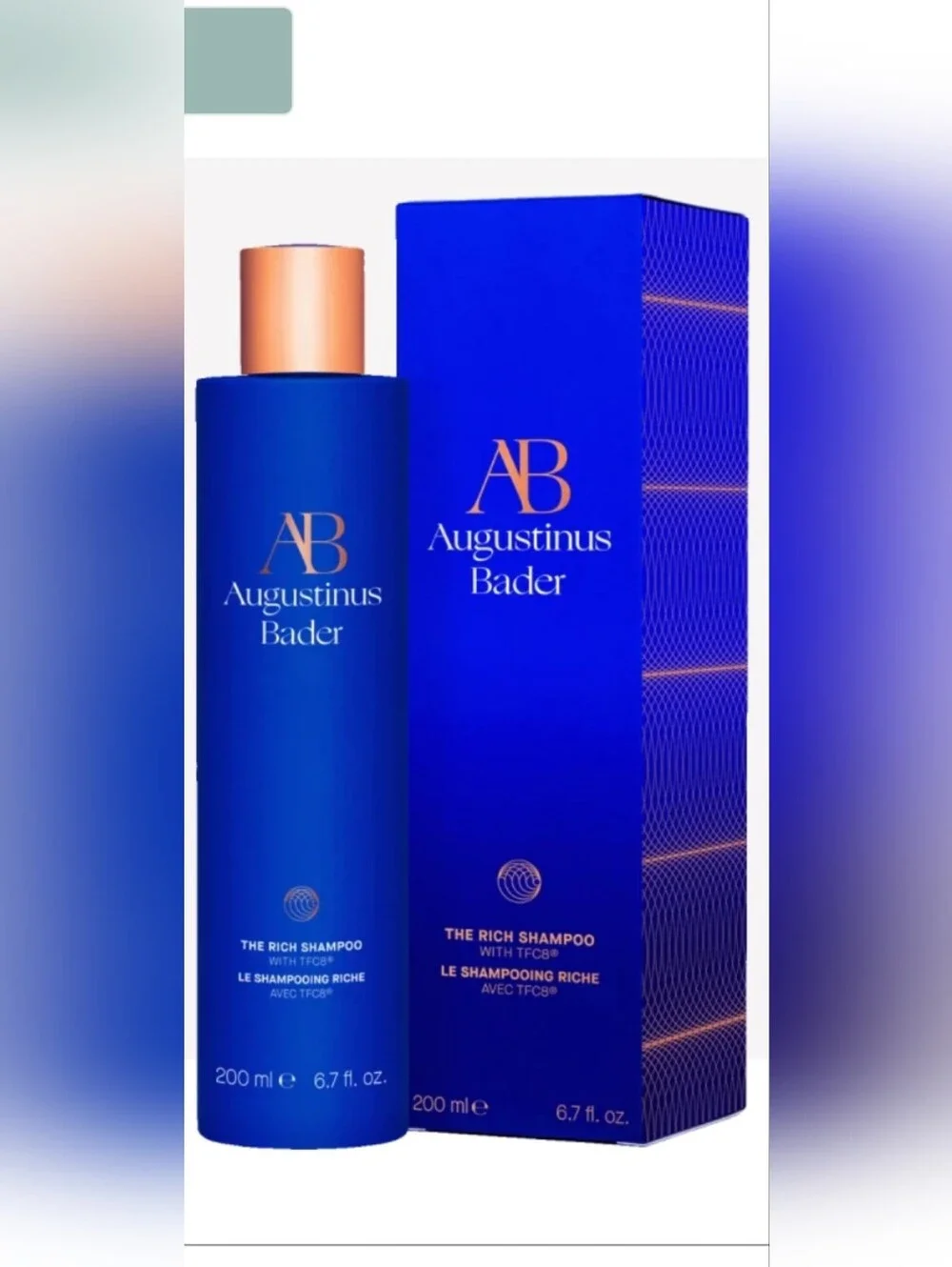 Augustinus Bader SEALED! NIB! The Rich Shampoo in 200ml. R2S!